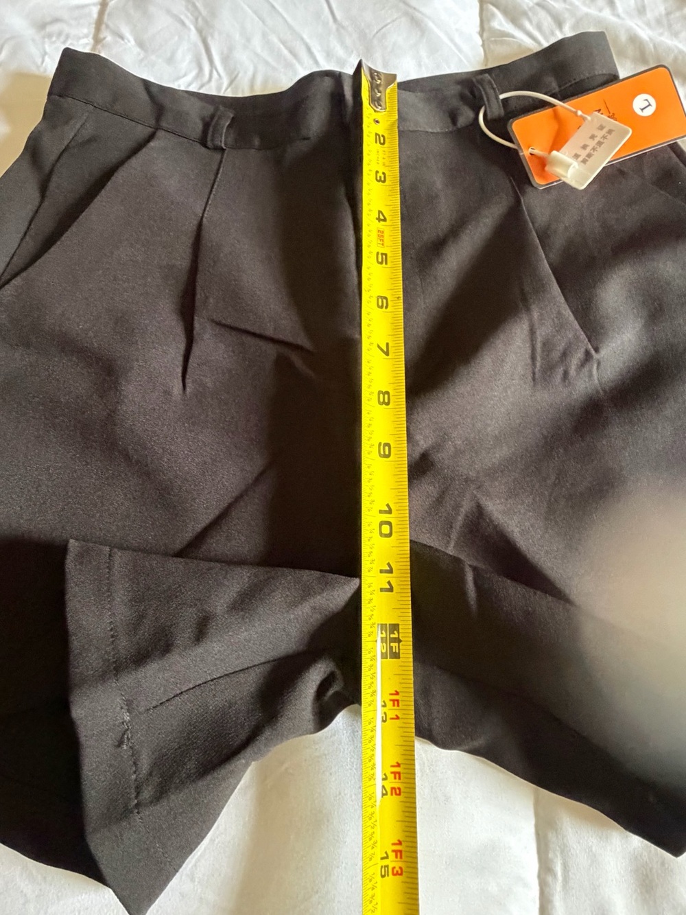 High Waist dress Women's Shorts - black - Picture 4 of 7